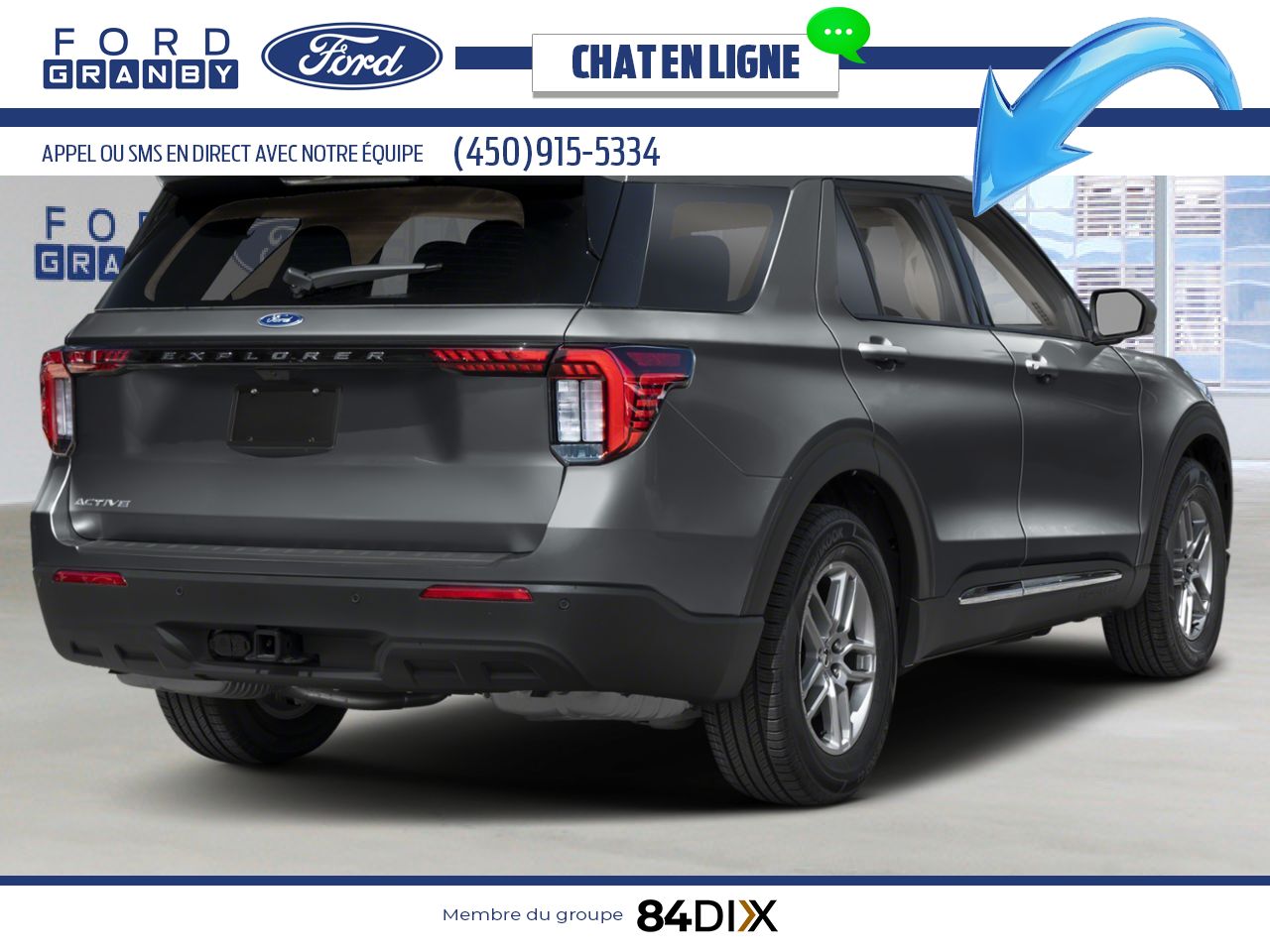 2026 Ford Explorer Carbonized Grey Metallic Granby - photo #1