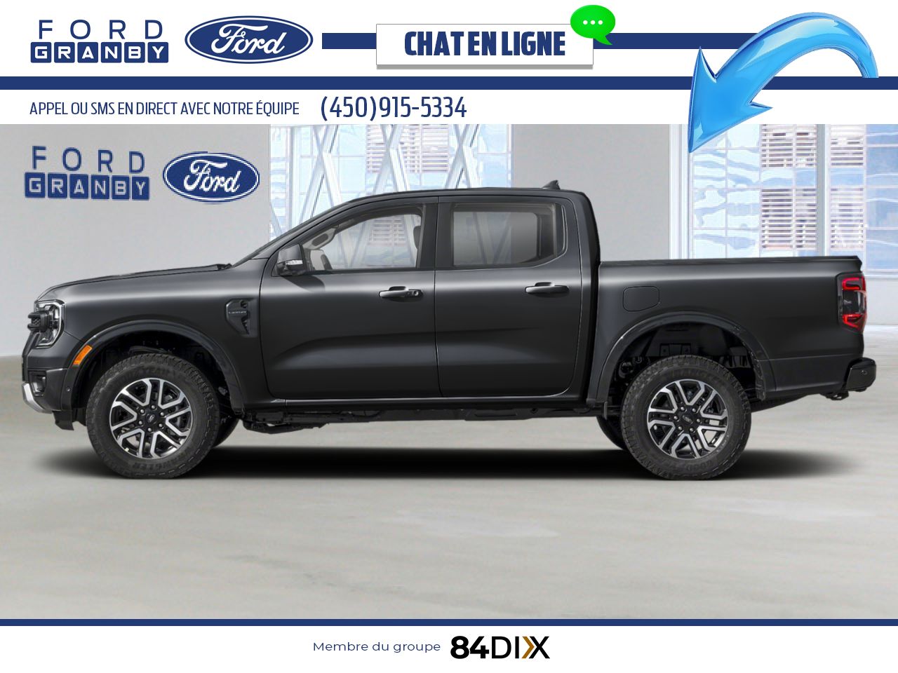 Ford Ranger 2026 Noir ombre Granby - photo #2