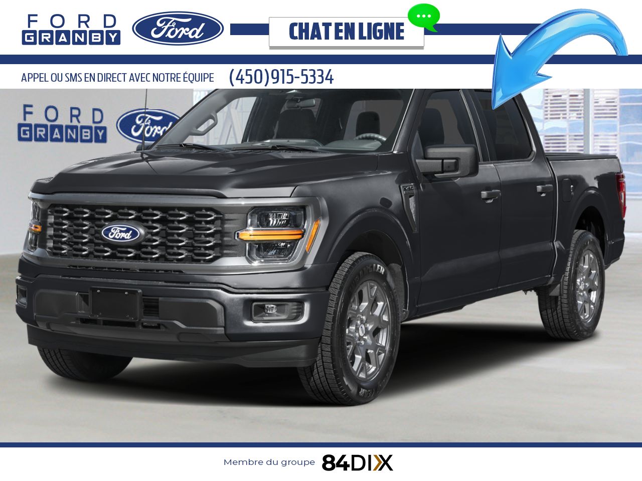 Ford F-150 2026 Noir agate m&eacute;tallis&eacute; Granby - photo #0