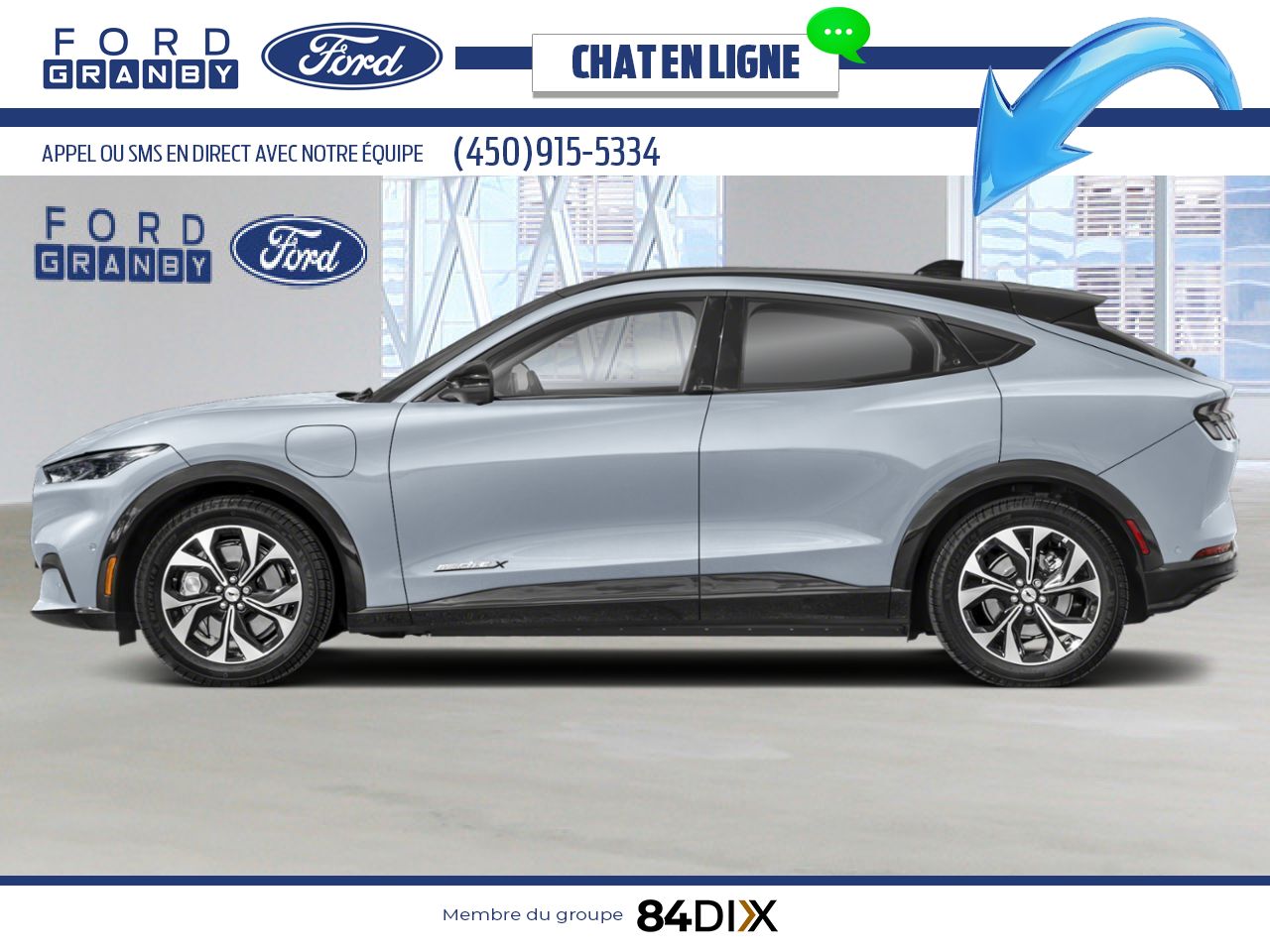 2026 Ford Mustang Mach-E Glacier Grey Metallic Tri-Coat Granby - photo #2