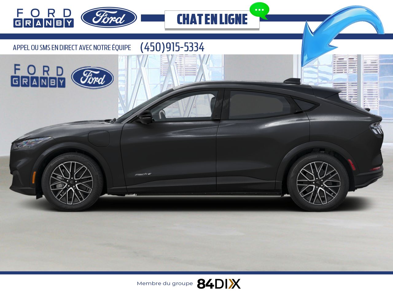 2026 Ford Mustang Mach-E Shadow Black Granby - photo #2