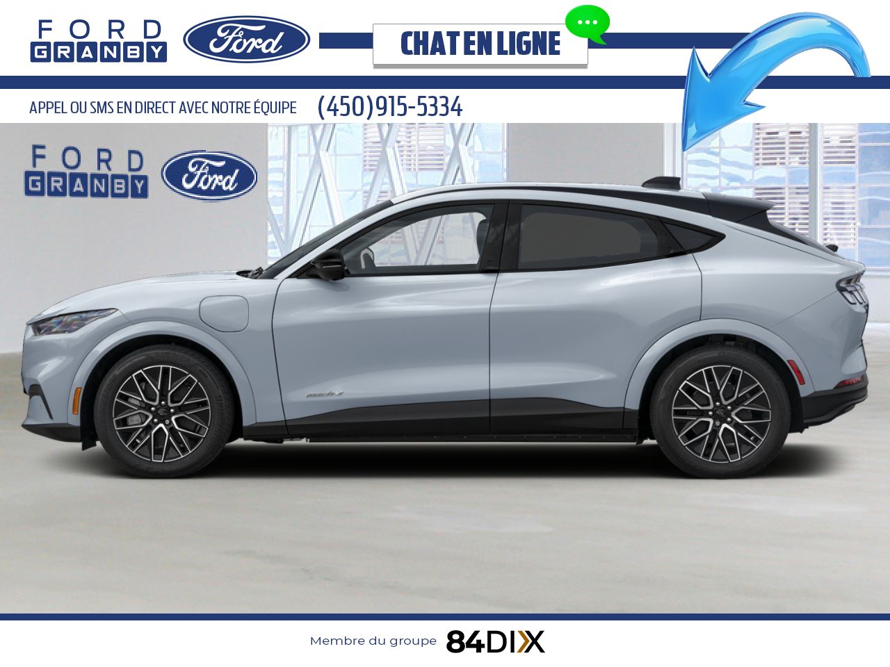 2026 Ford Mustang Mach-E Glacier Grey Metallic Tri-Coat Granby - photo #2