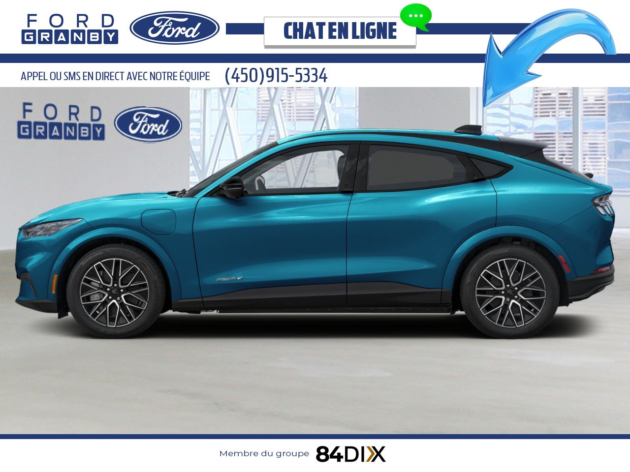 2026 Ford Mustang Mach-E Adriatic Blue Metallic Granby - photo #2