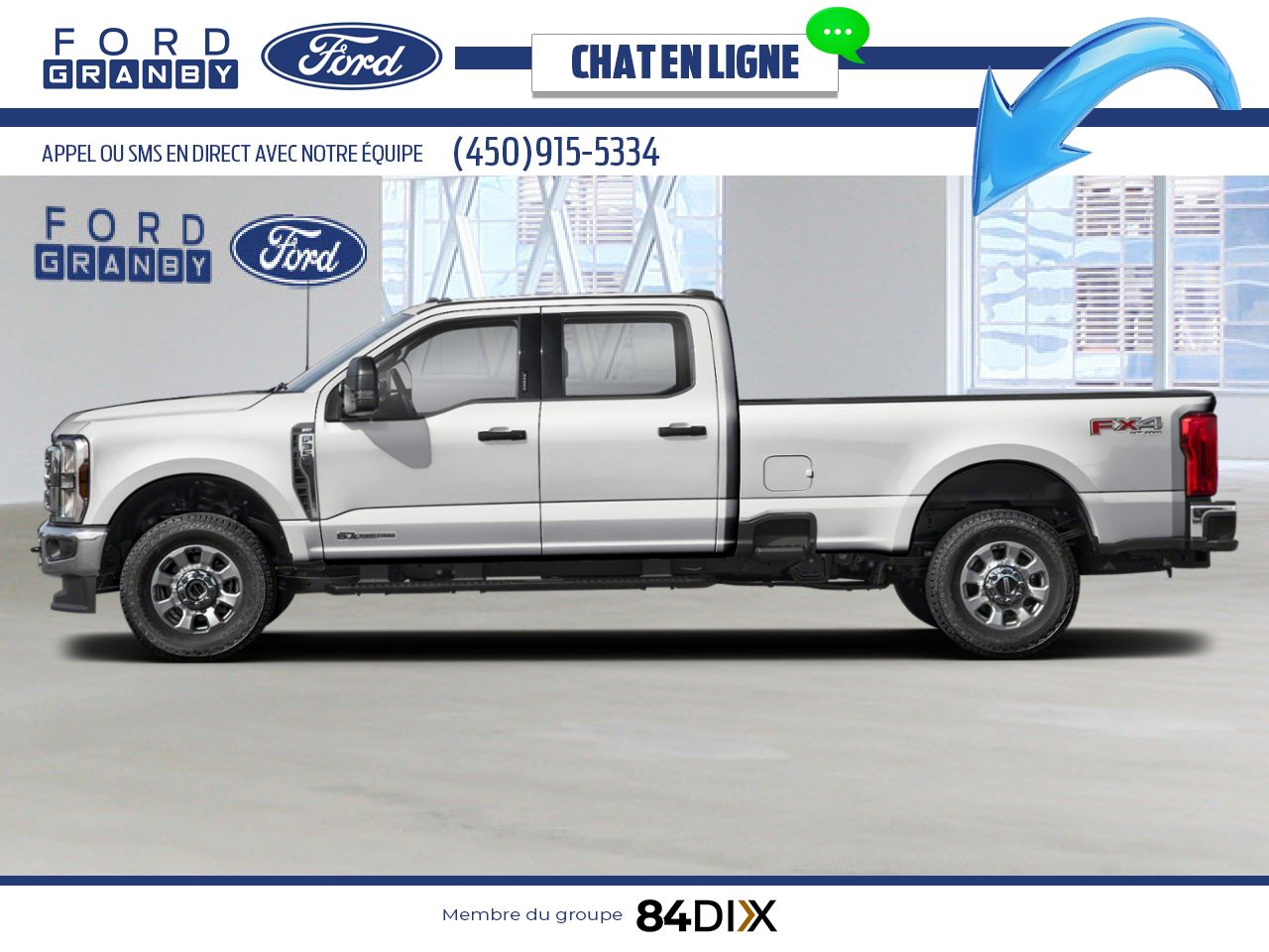 Ford Super Duty F-350 &agrave; roues arri&egrave;re jumel&eacute;es 2026 Blanc Oxford Granby - photo #2