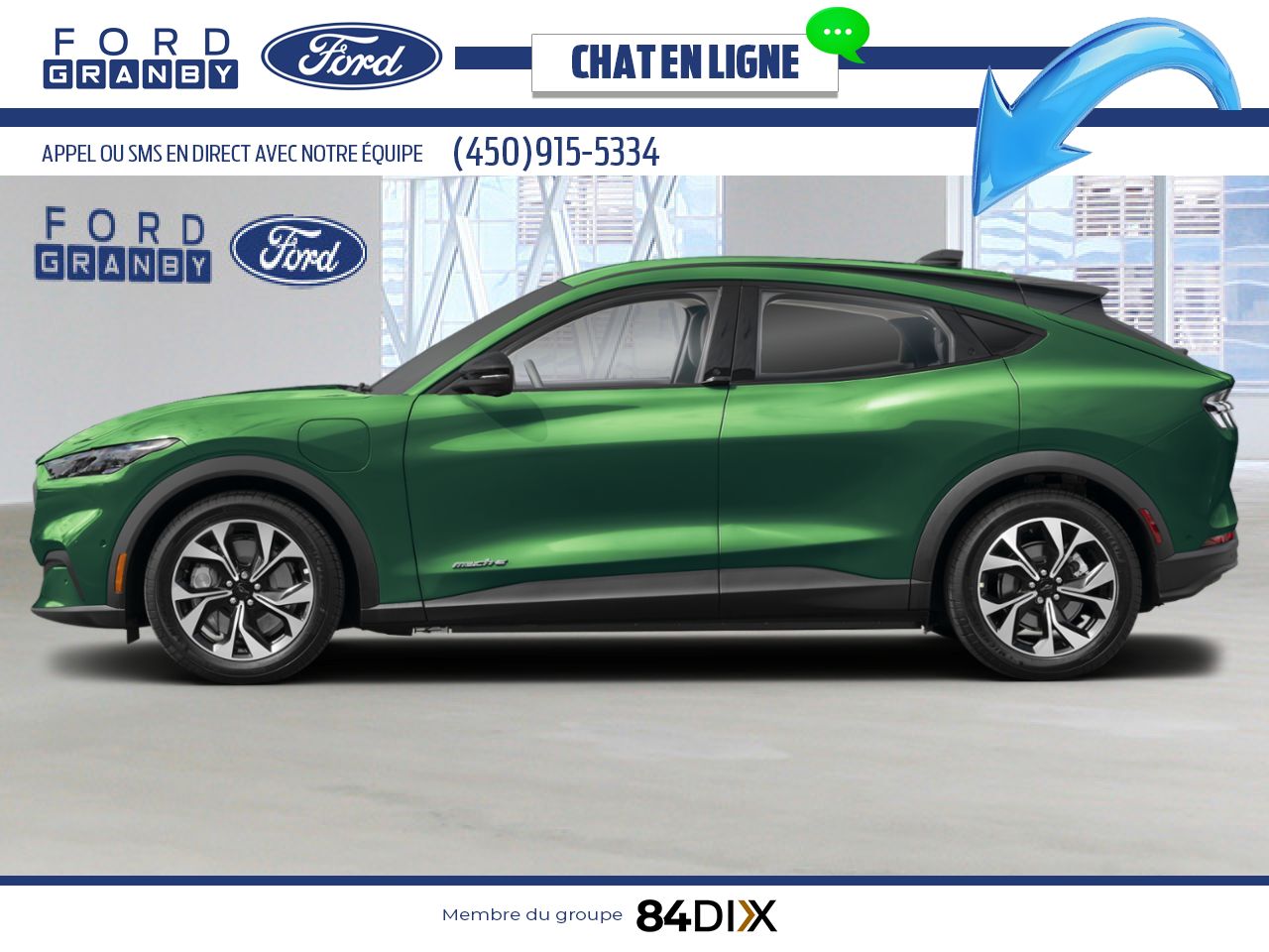 2026 Ford Mustang Mach-E Eruption Green Metallic Granby - photo #1