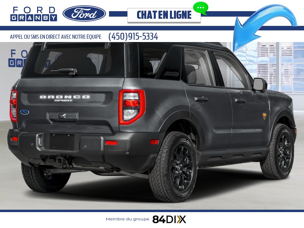 2026 Ford Bronco Sport Carbonized Grey Metallic Granby - photo #2
