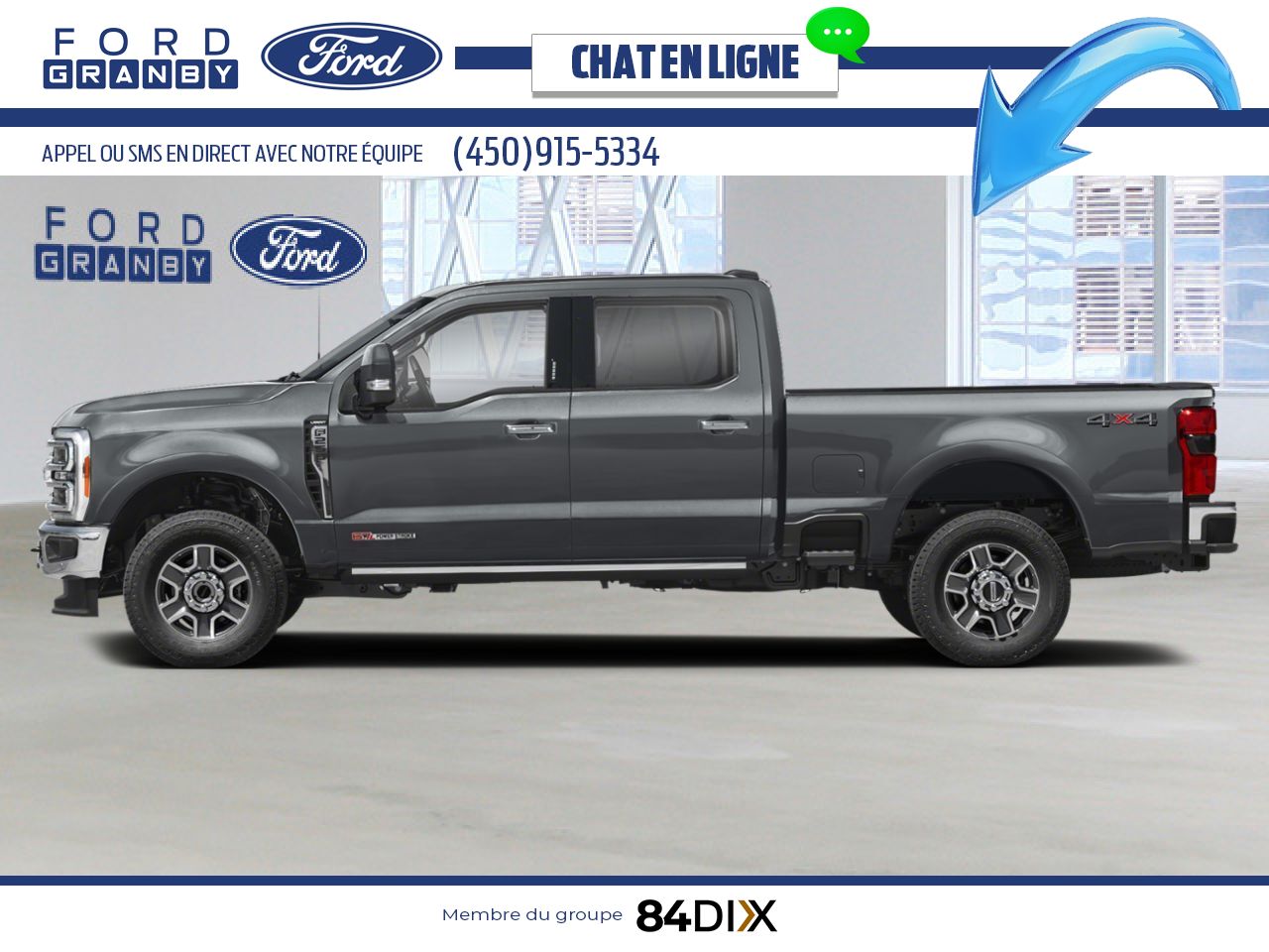 Ford Super Duty F-250 SRW 2026 Gris carbonis&eacute; m&eacute;tallis&eacute; Granby - photo #2