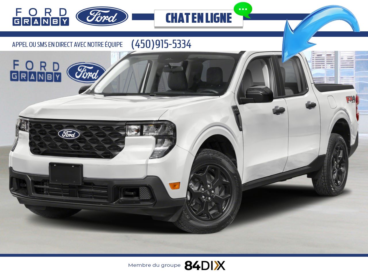 Ford Maverick 2026 Blanc Oxford Granby - photo #0