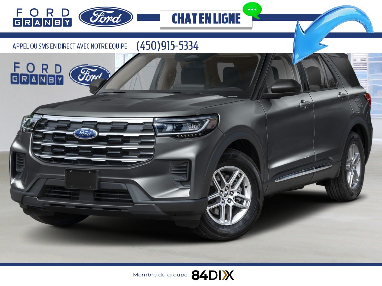 2026 Ford Explorer Carbonized Grey Metallic Granby - photo #0