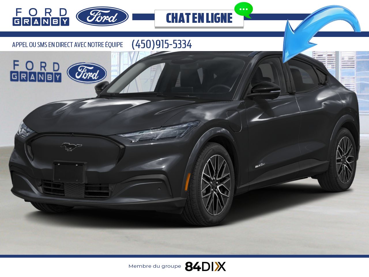2026 Ford Mustang Mach-E Shadow Black Granby - photo #0