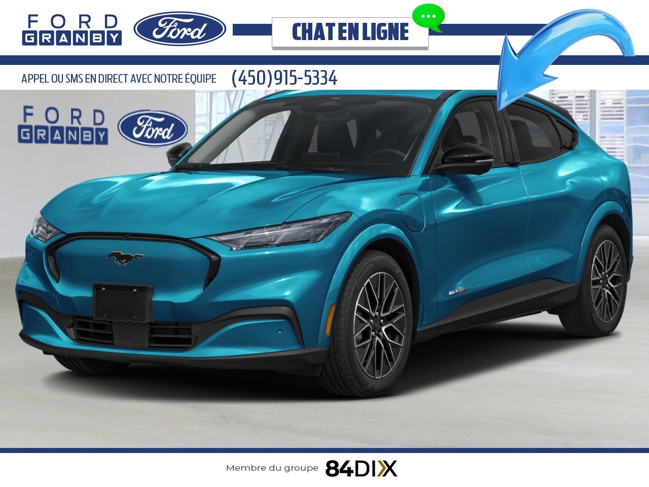 2026 Ford Mustang Mach-E Adriatic Blue Metallic Granby - photo #0