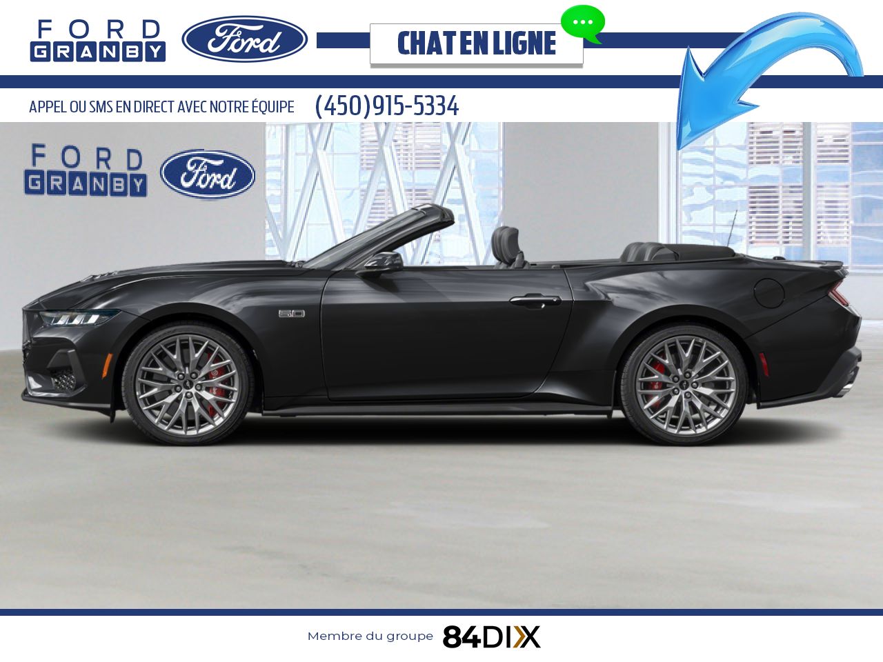 2026 Ford Mustang Shadow Black Granby - photo #1