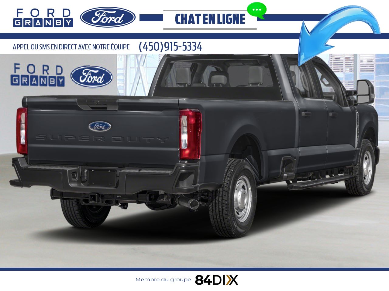 Ford Super Duty F-250 SRW 2026 Noir agate m&eacute;tallis&eacute; Granby - photo #2