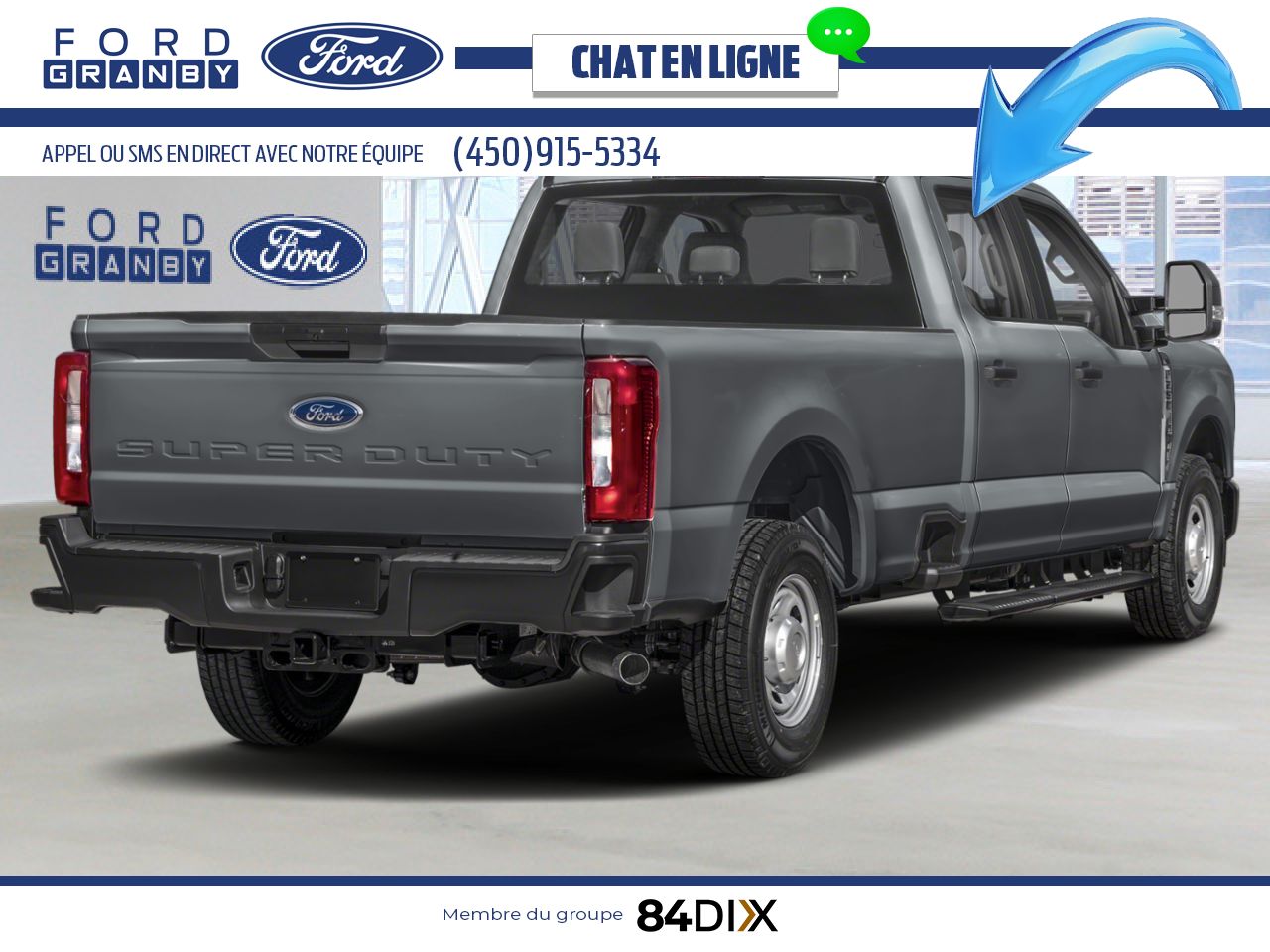 Ford Super Duty F-250 SRW 2026 Gris carbonis&eacute; m&eacute;tallis&eacute; Granby - photo #2