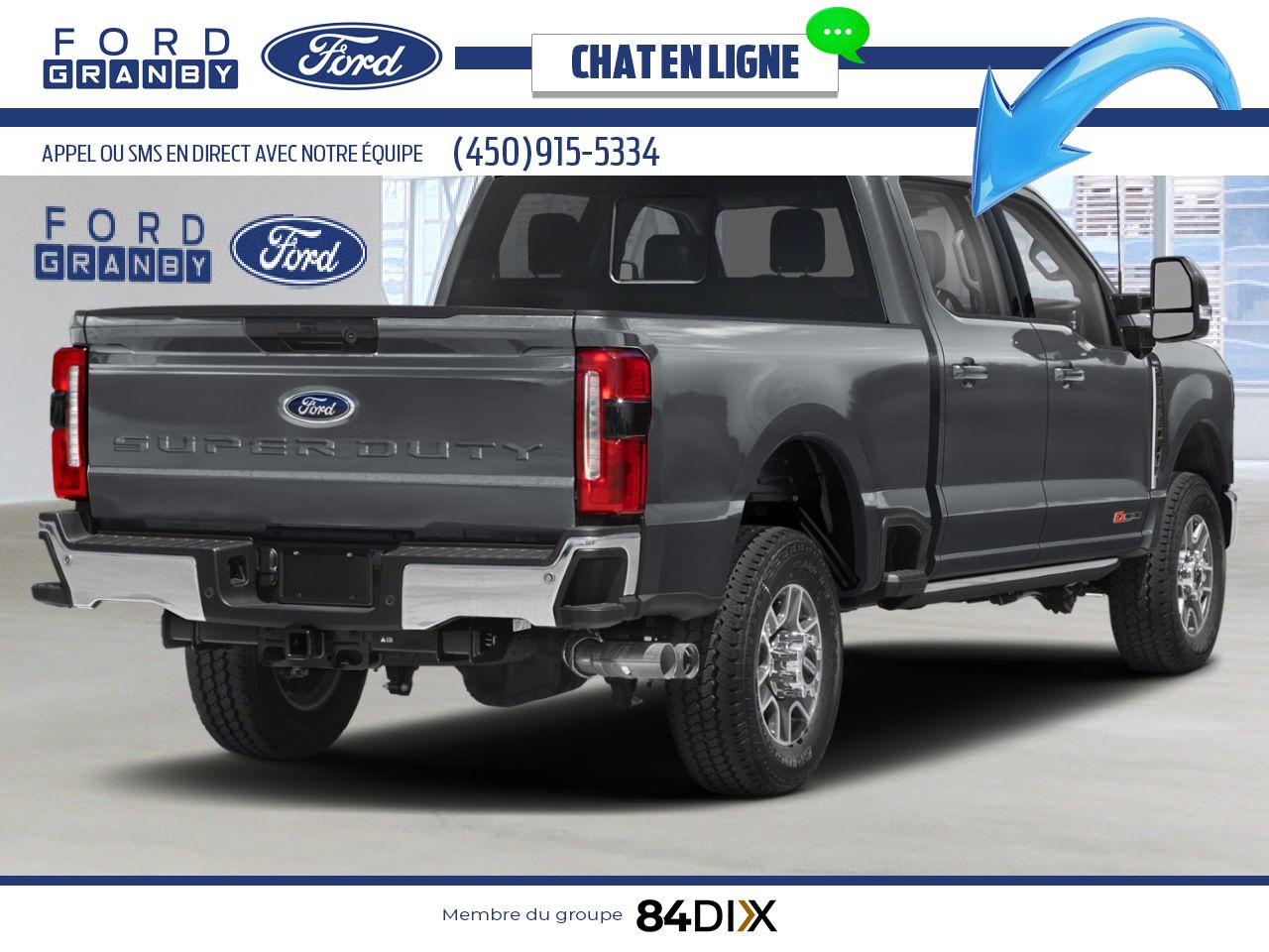 Ford Super Duty F-250 SRW 2026 Gris carbonis&eacute; m&eacute;tallis&eacute; Granby - photo #1