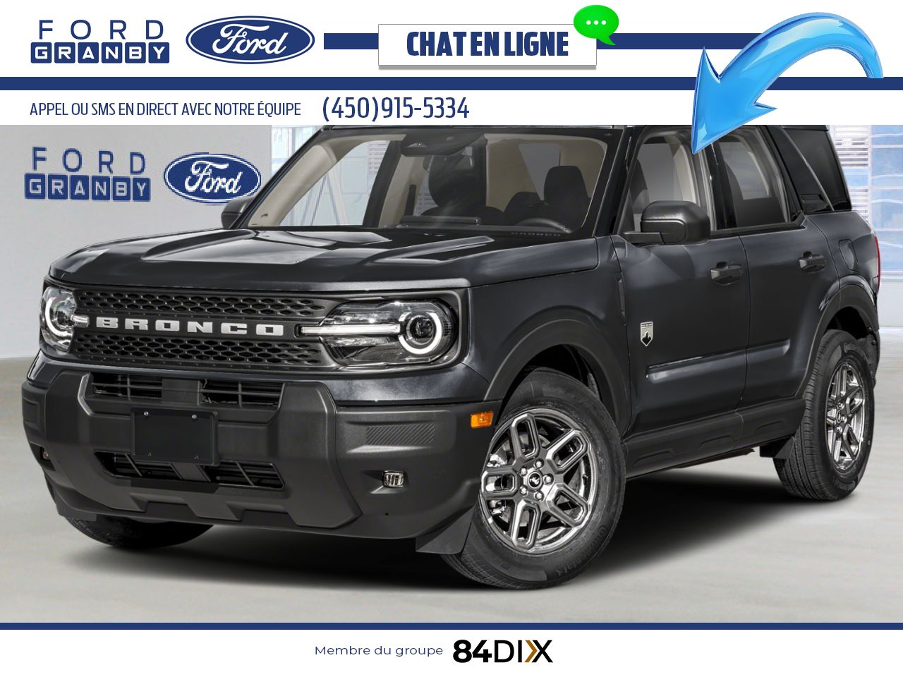 Ford Bronco Sport 2026 Noir ombre Granby - photo #0