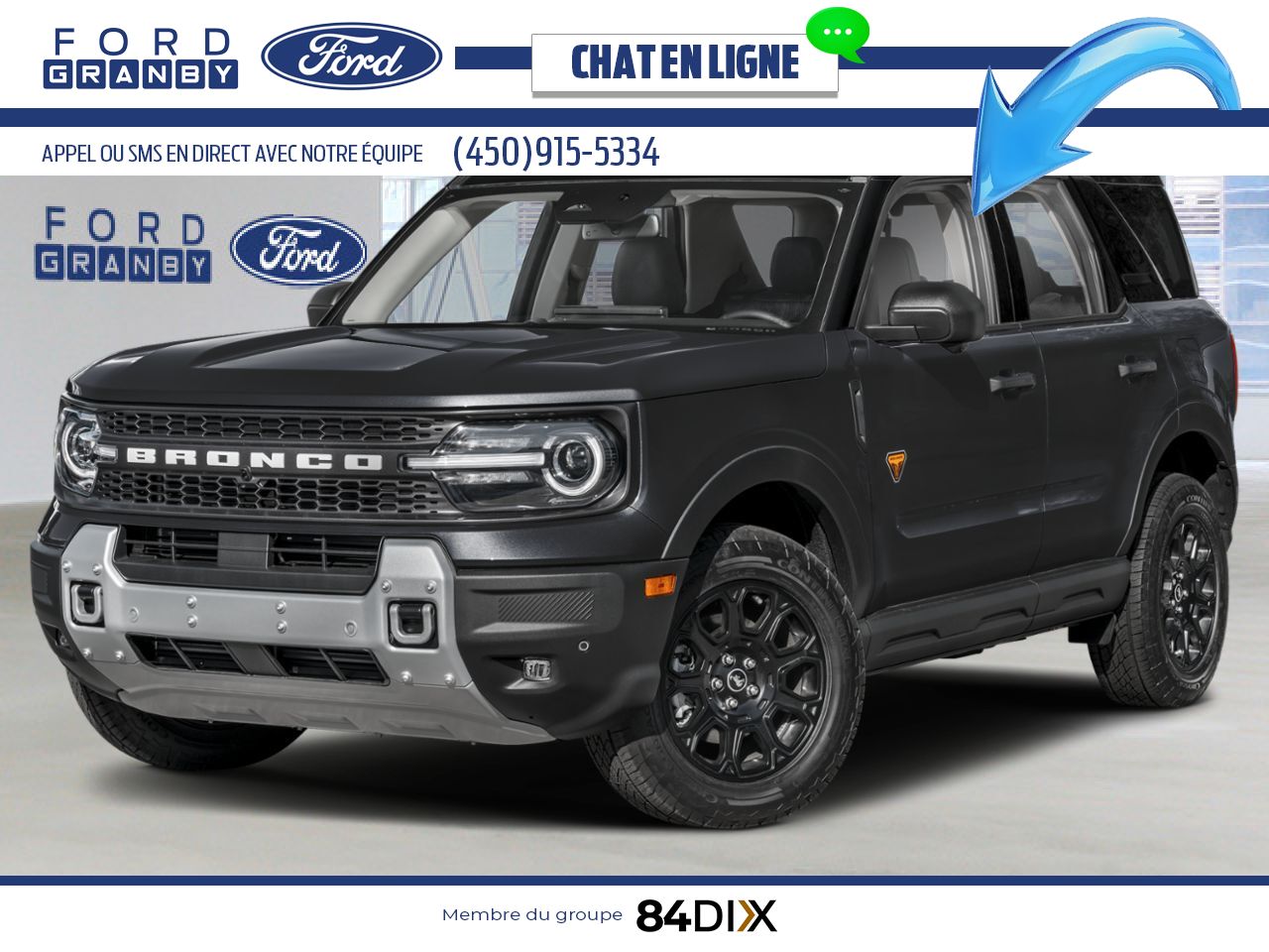 Ford Bronco Sport 2026 Noir ombre Granby - photo #0