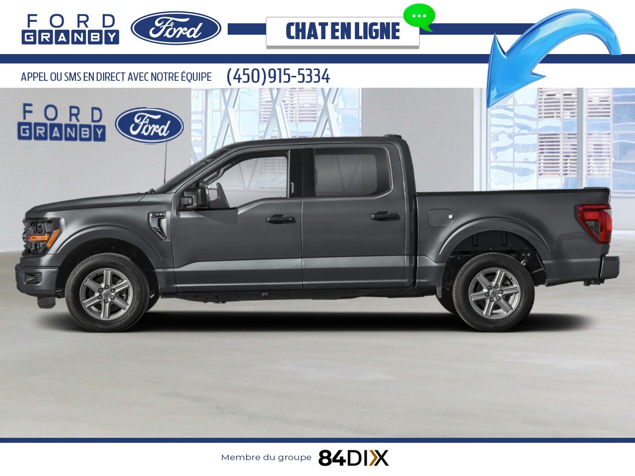 Ford F-150 2026 Gris carbonis&eacute; m&eacute;tallis&eacute; Granby - photo #2