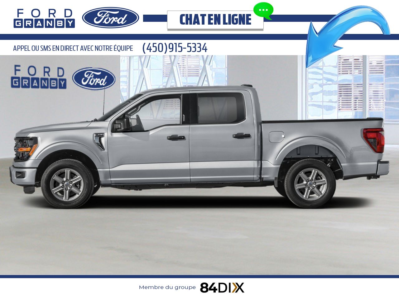 Ford F-150 2026 Argent embl&eacute;matique m&eacute;tallis&eacute; Granby - photo #2