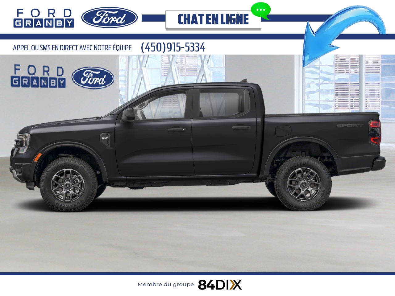 2026 Ford Ranger Shadow Black Granby - photo #1
