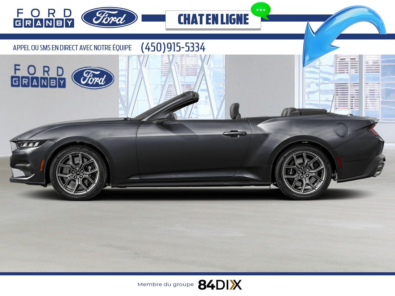 2026 Ford Mustang Shadow Black Granby - photo #1