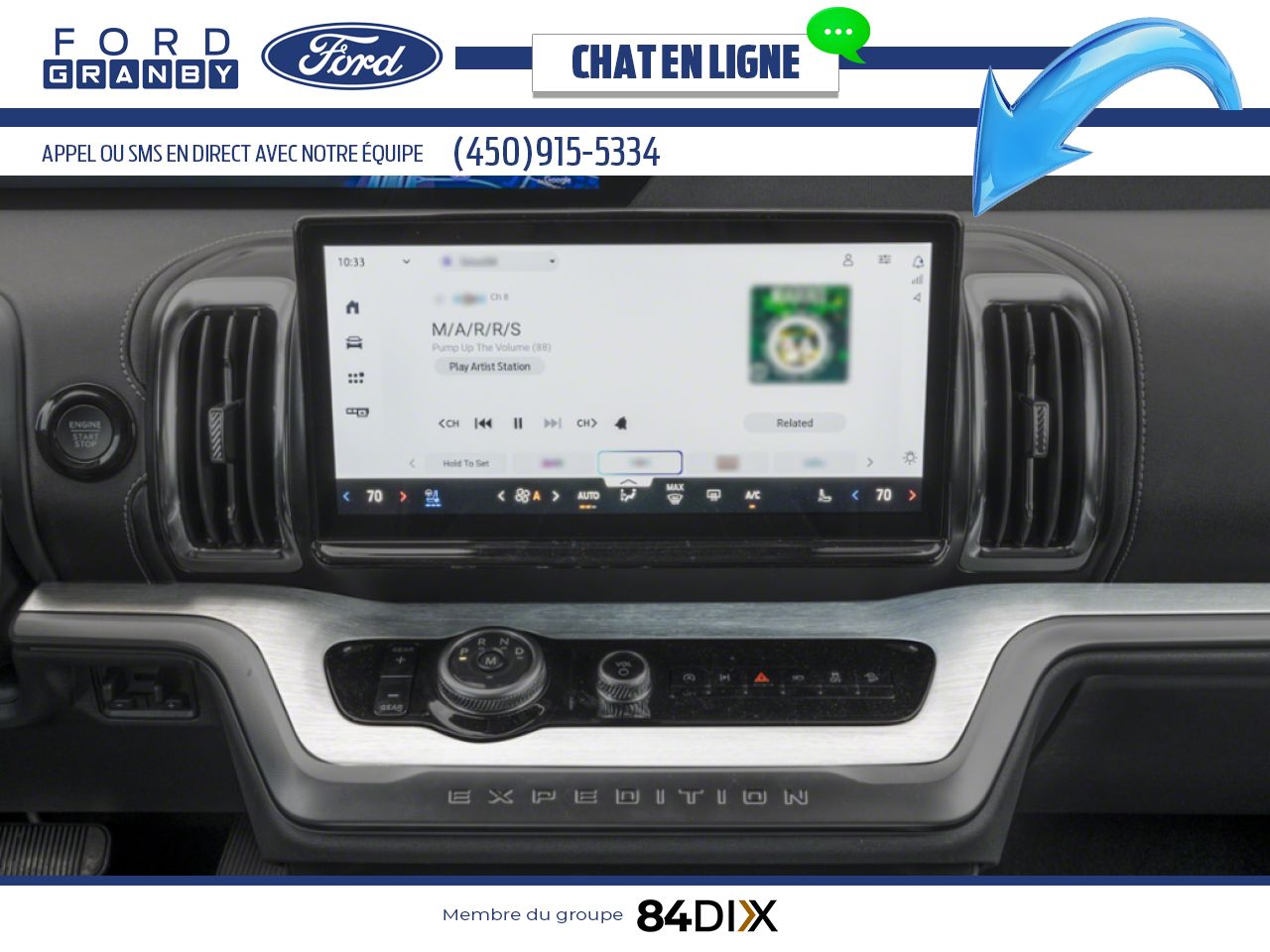 Ford Expedition 2026 Noir agate m&eacute;tallis&eacute; Granby - photo #10