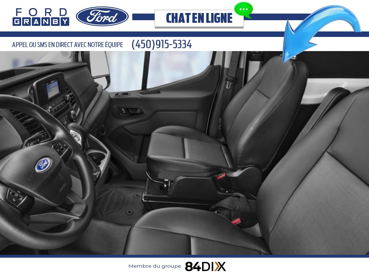 Ford Transit fourgon utilitaire 2025 Blanc Oxford Granby - photo #9