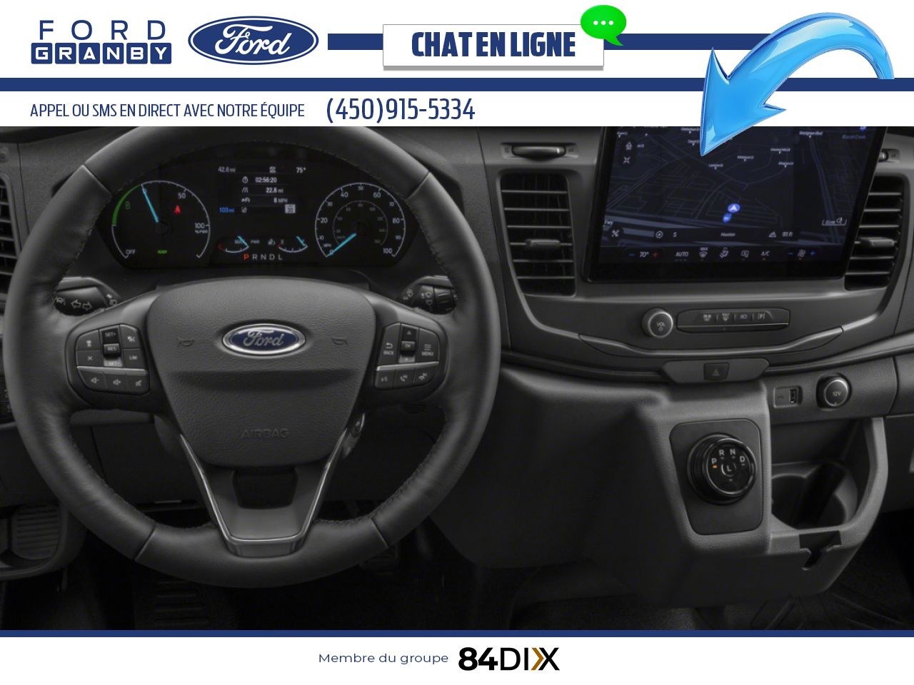 Ford E-Transit fourgonnette utilitaire 2025 Noir agate m&eacute;tallis&eacute; Granby - photo #3