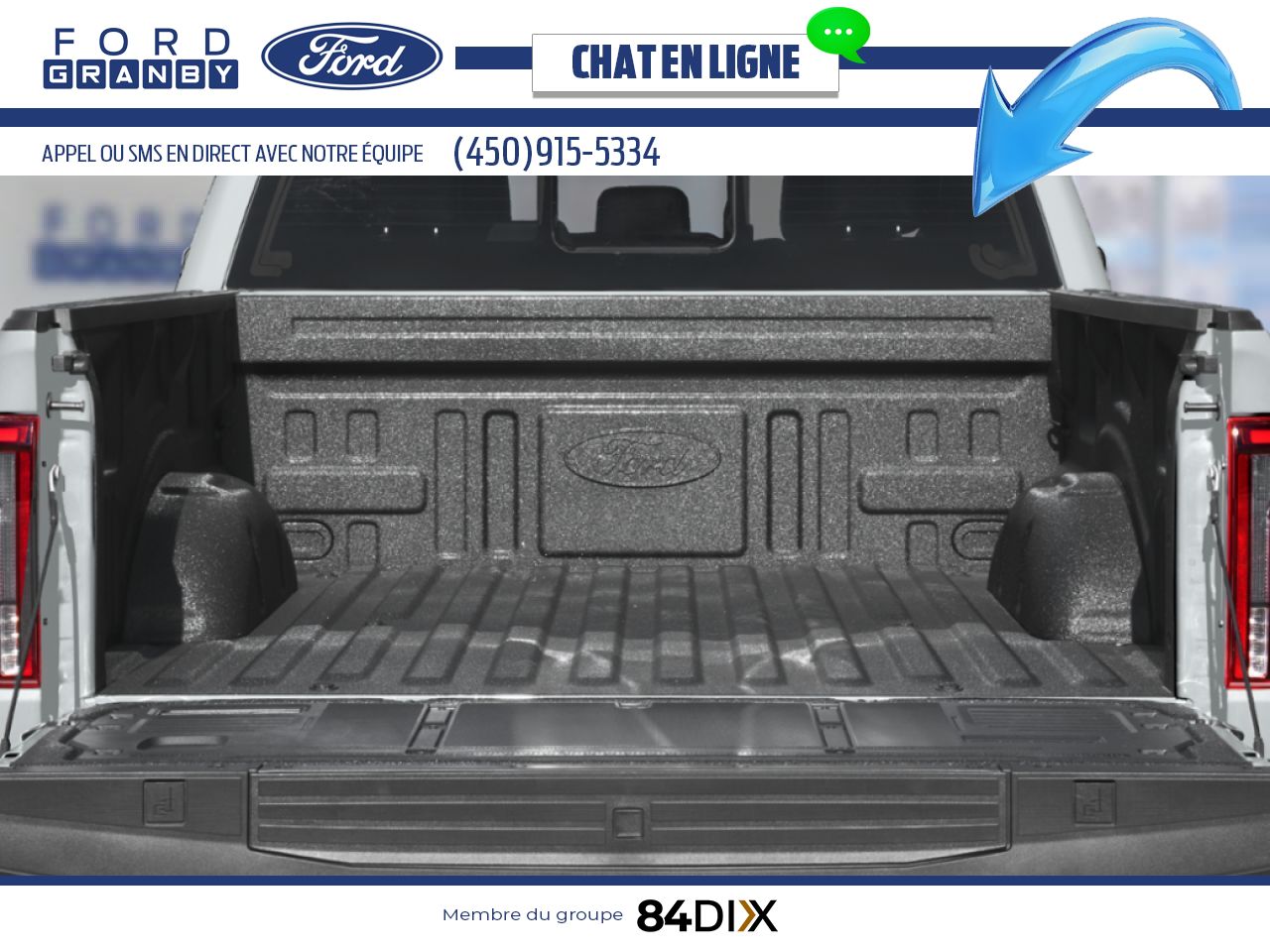 2026 Ford F-150 Agate Black Metallic Granby - photo #3