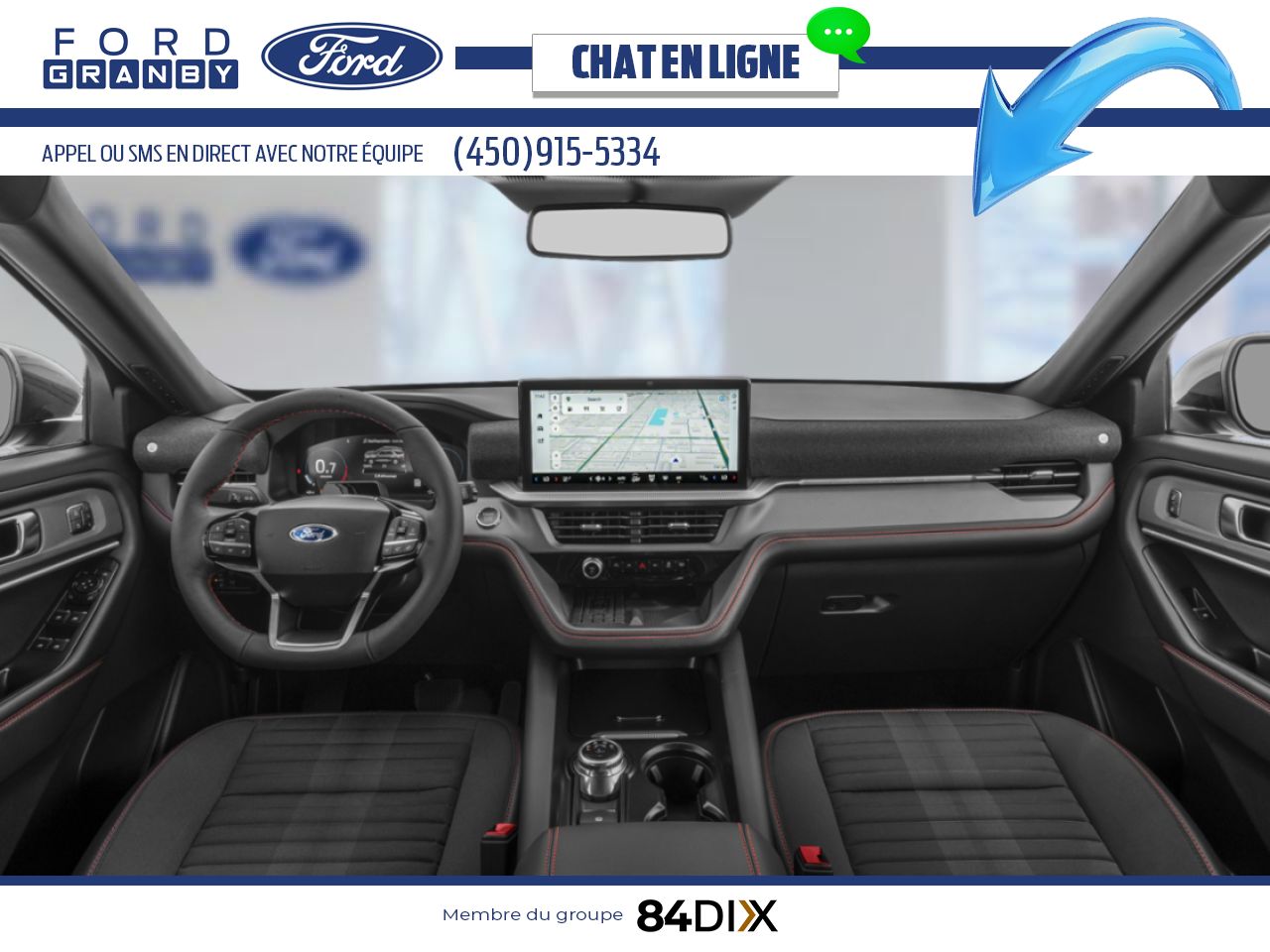 Ford Explorer 2026 Noir agate m&eacute;tallis&eacute; Granby - photo #11