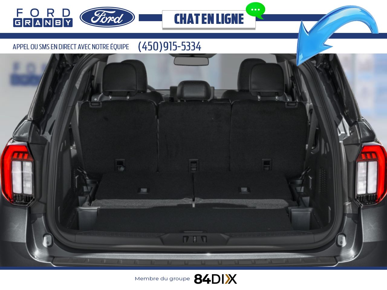 Ford Explorer 2026 Noir agate m&eacute;tallis&eacute; Granby - photo #5