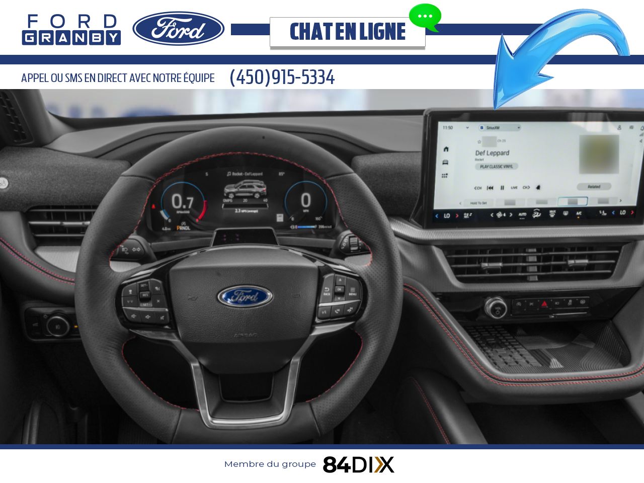 Ford Explorer 2026 Noir agate m&eacute;tallis&eacute; Granby - photo #10