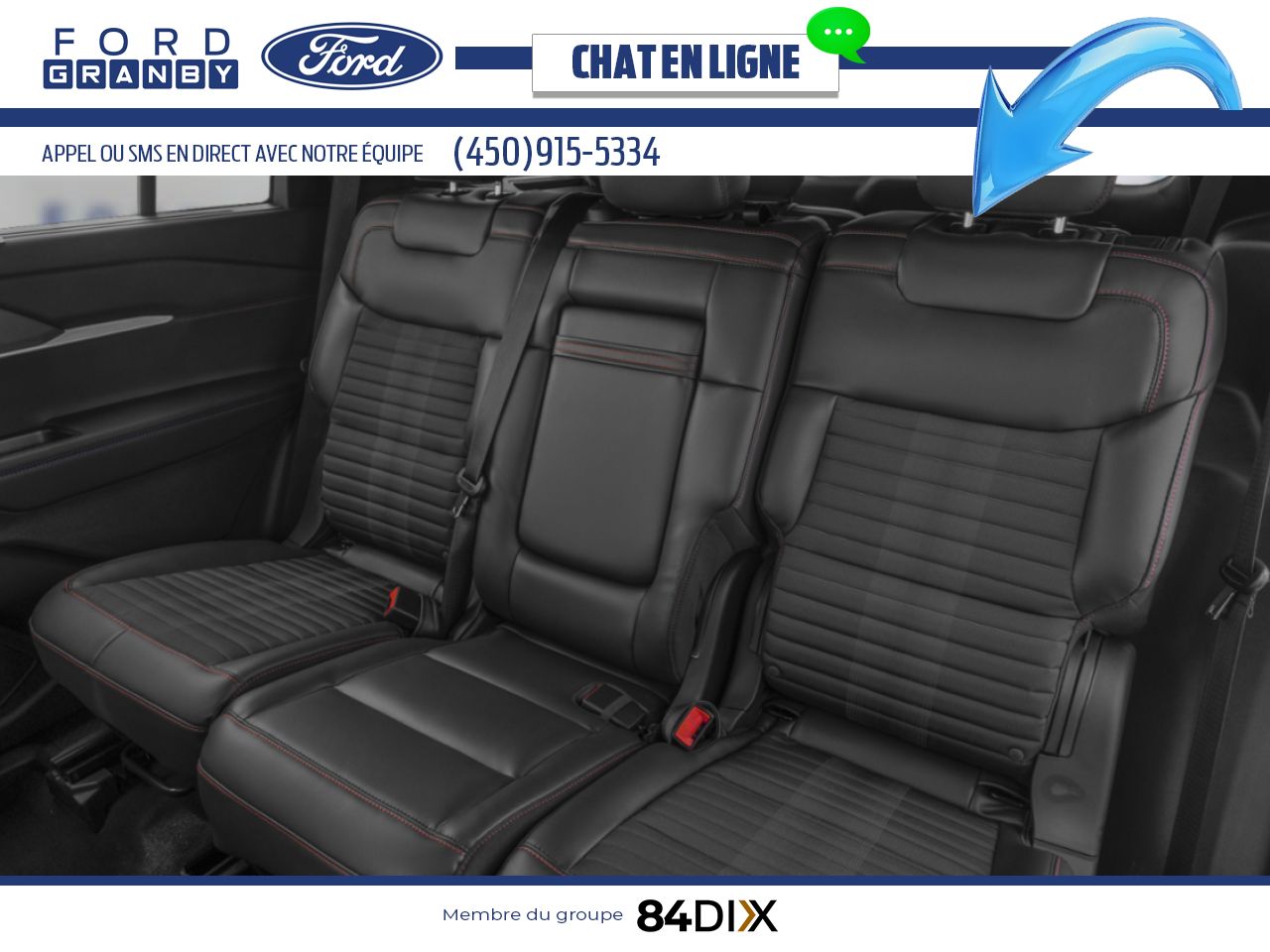 Ford Explorer 2026 Noir agate m&eacute;tallis&eacute; Granby - photo #7