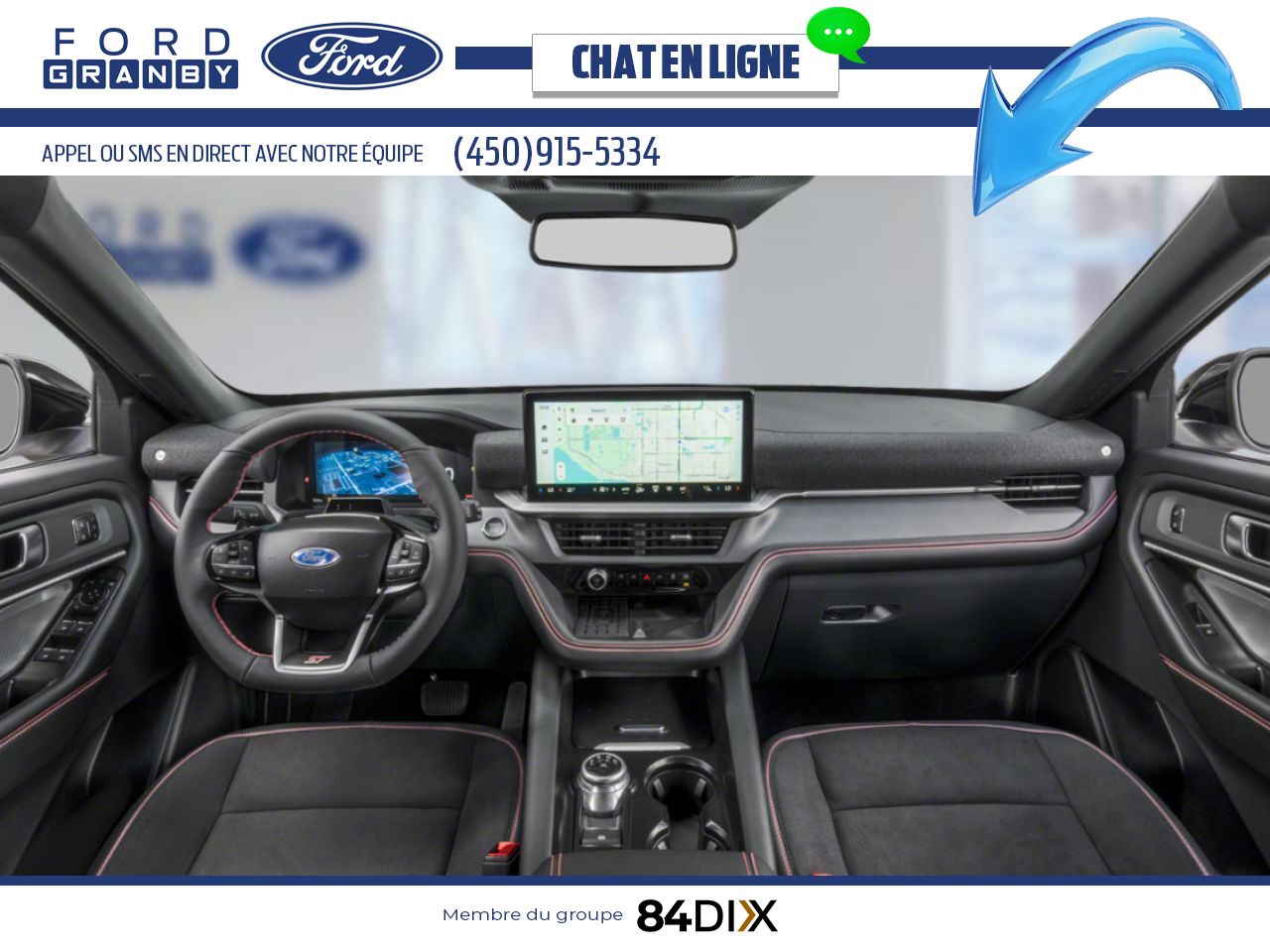 2026 Ford Explorer Agate Black Metallic Granby - photo #4