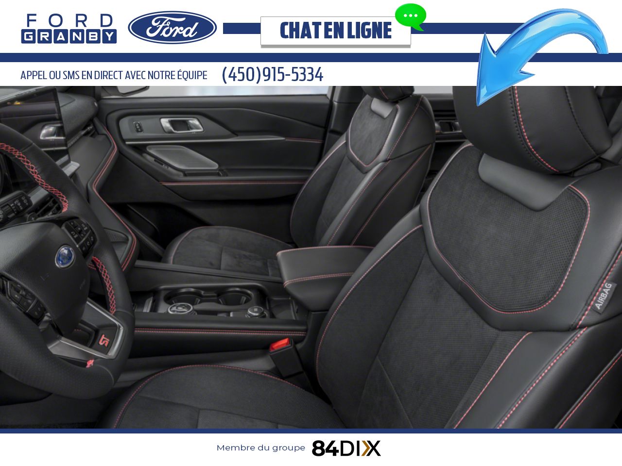 2026 Ford Explorer Agate Black Metallic Granby - photo #7