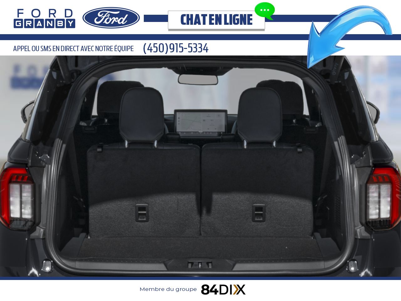 Ford Explorer 2026 Gris marais Granby - photo #3