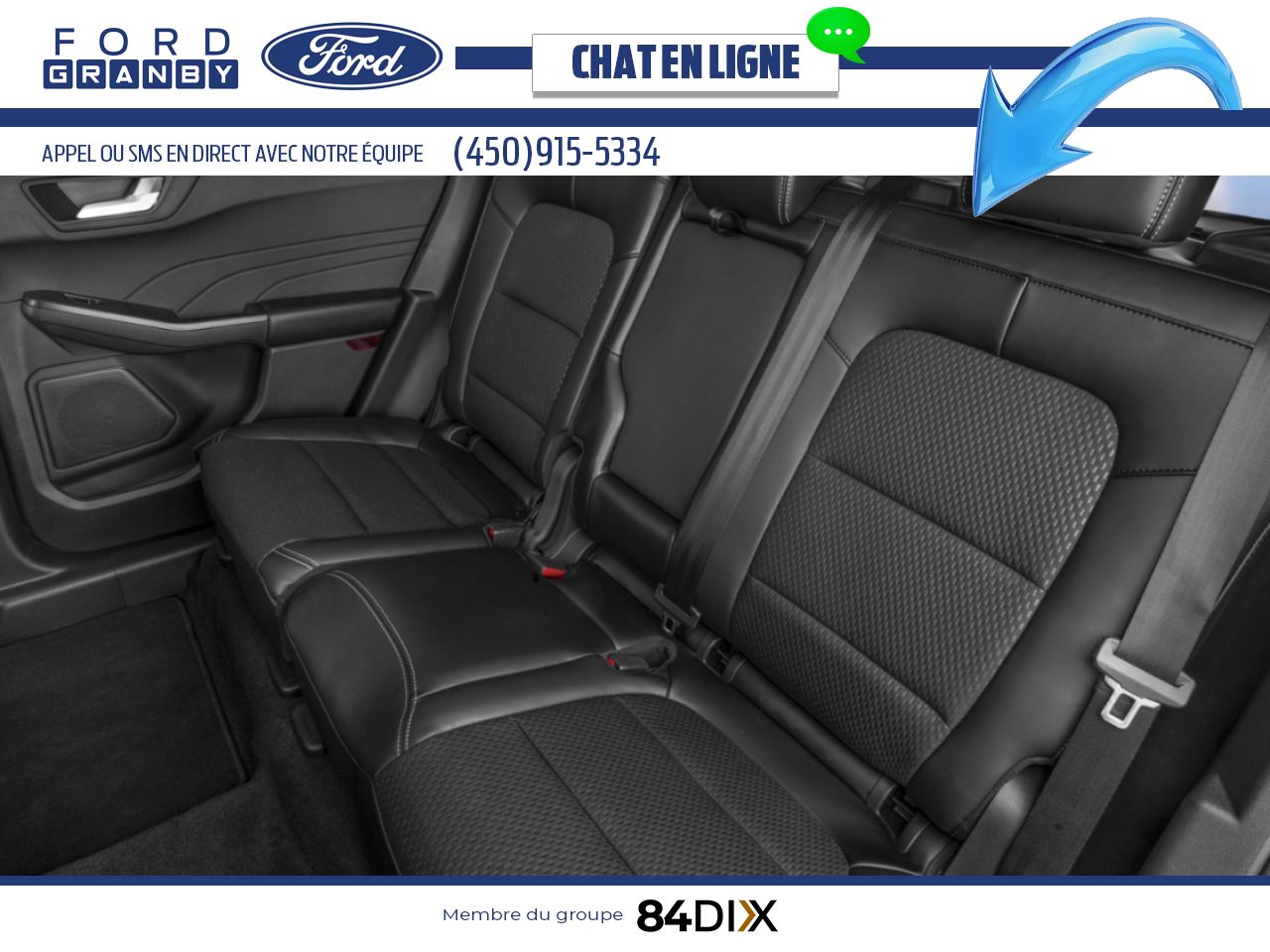 Ford Escape 2026 Noir agate m&eacute;tallis&eacute; Granby - photo #11