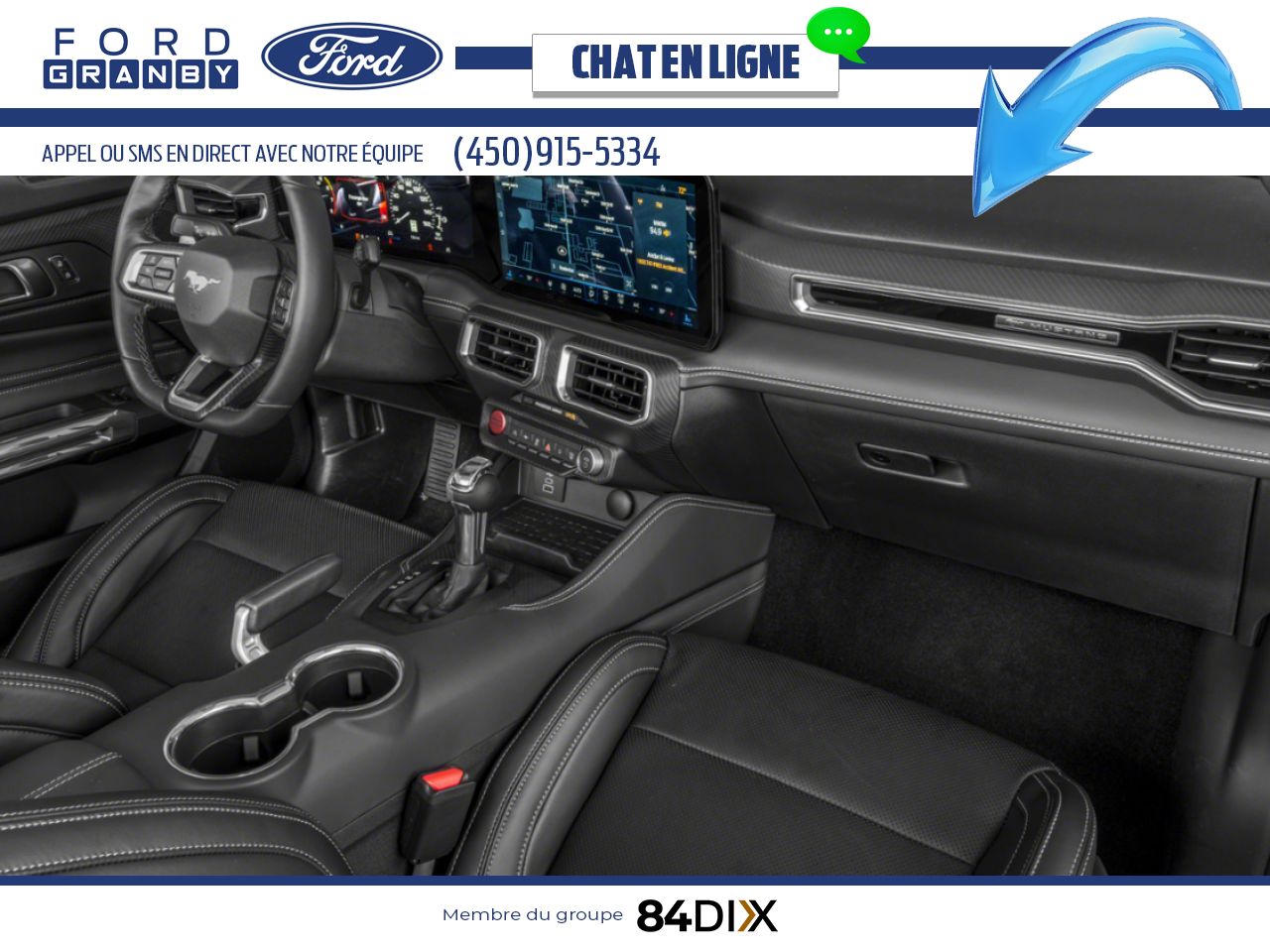 2026 Ford Mustang Shadow Black Granby - photo #3