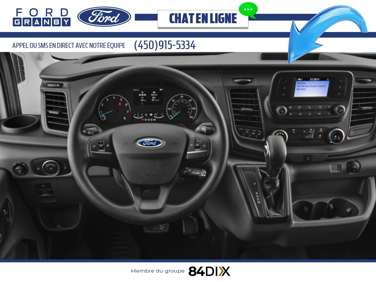 Ford Transit fourgon utilitaire 2025 Gris abysse m&eacute;tallis&eacute; Granby - photo #10