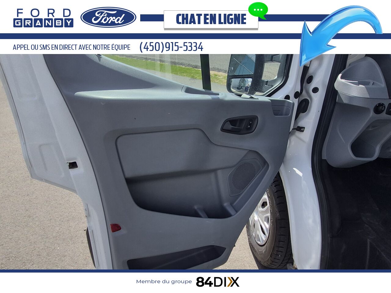 Ford Transit fourgon utilitaire 2015 Blanc Granby - photo #14