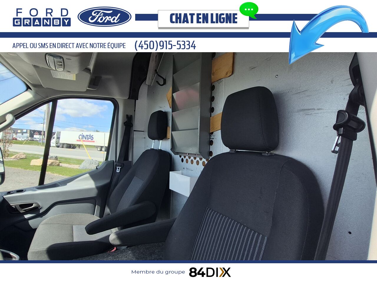 Ford Transit fourgon utilitaire 2015 Blanc Granby - photo #16