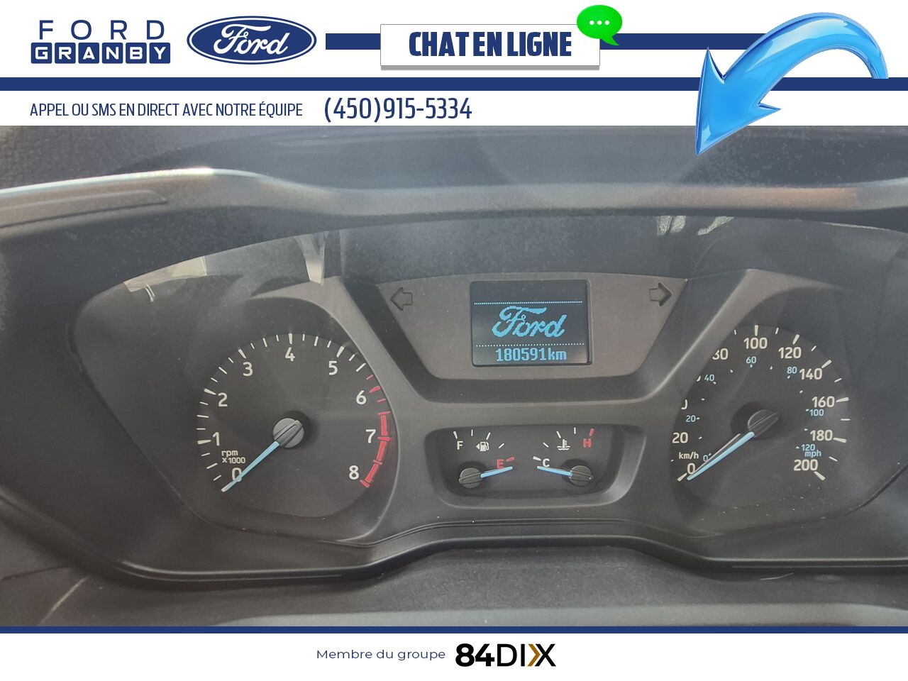 Ford Transit fourgon utilitaire 2015 Blanc Granby - photo #17
