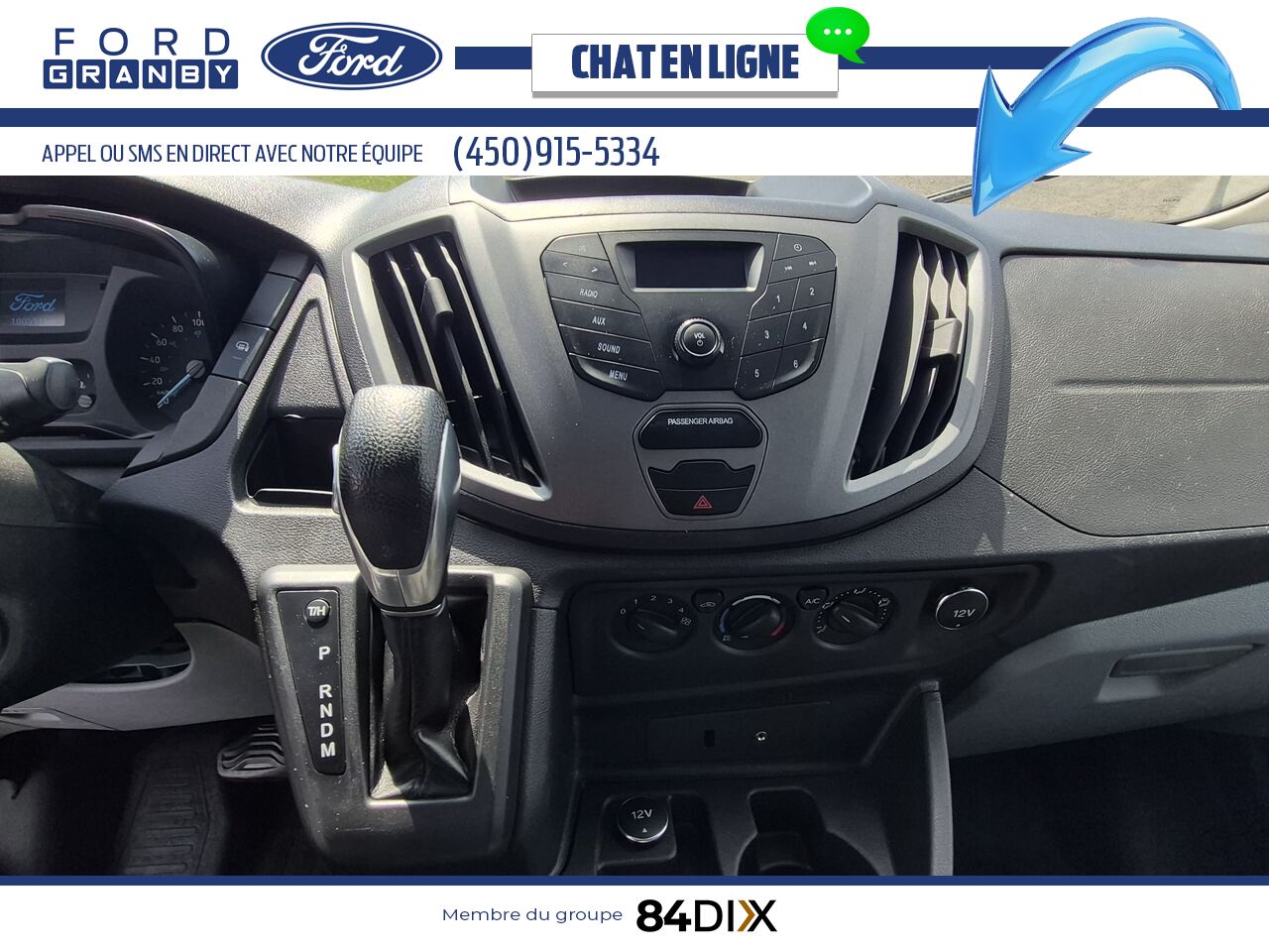 Ford Transit fourgon utilitaire 2015 Blanc Granby - photo #20