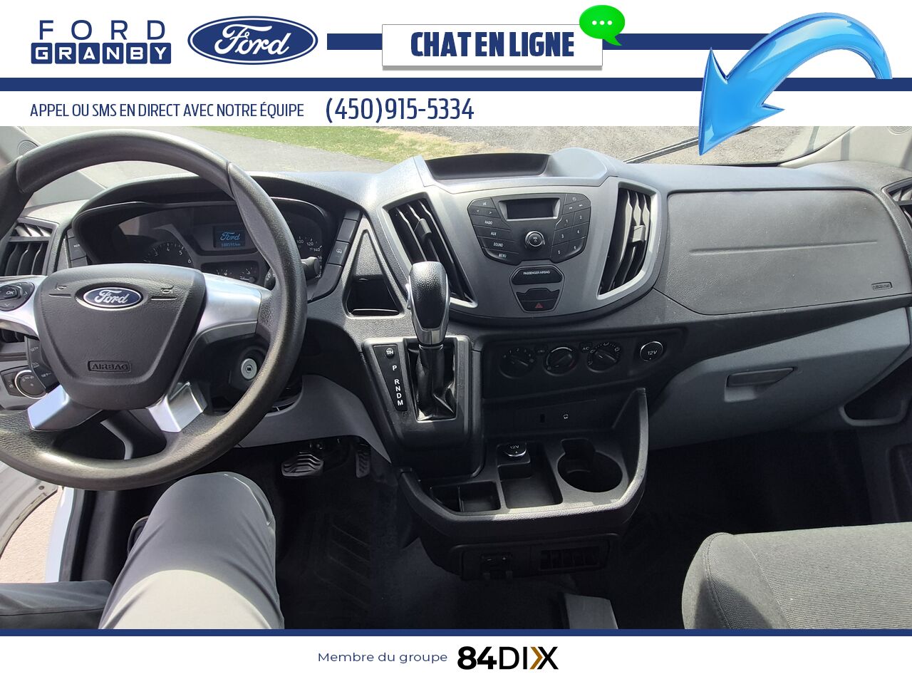 Ford Transit fourgon utilitaire 2015 Blanc Granby - photo #22