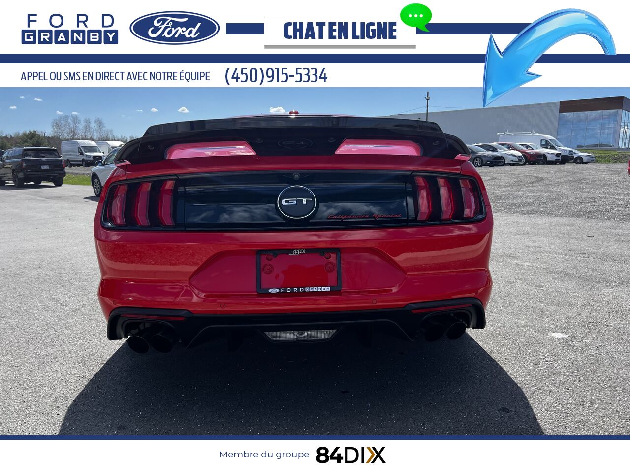 Ford Mustang 2020 Rouge Granby - photo #4