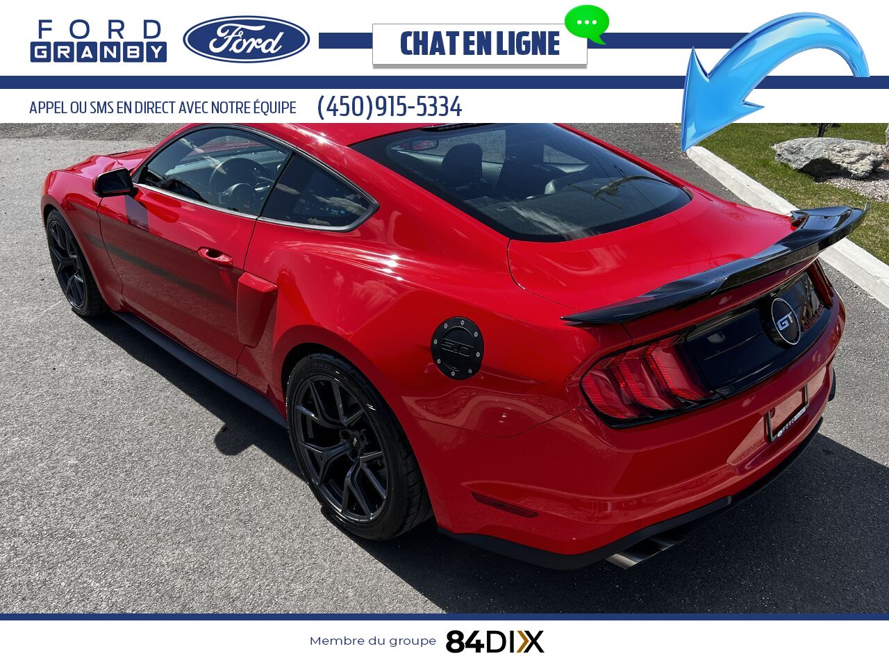 Ford Mustang 2020 Rouge Granby - photo #6