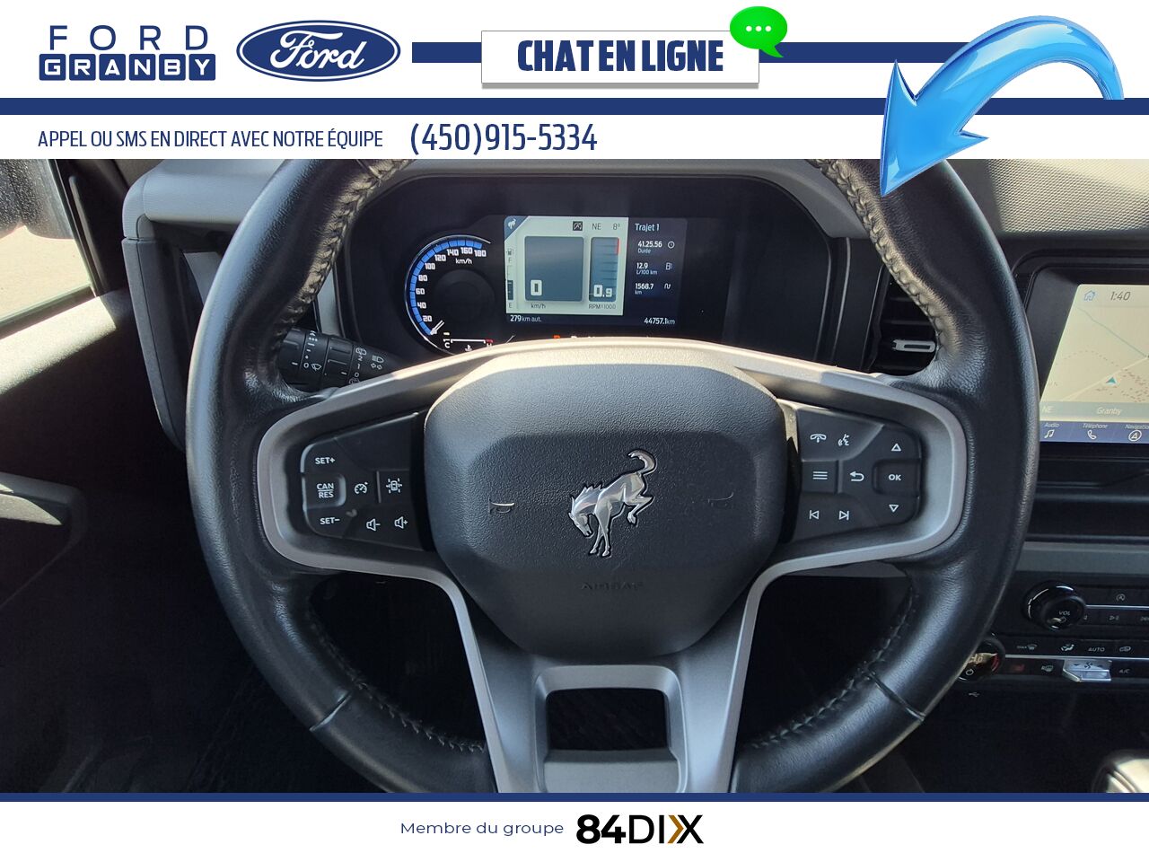 Ford Bronco 2023 Noir Granby - photo #15