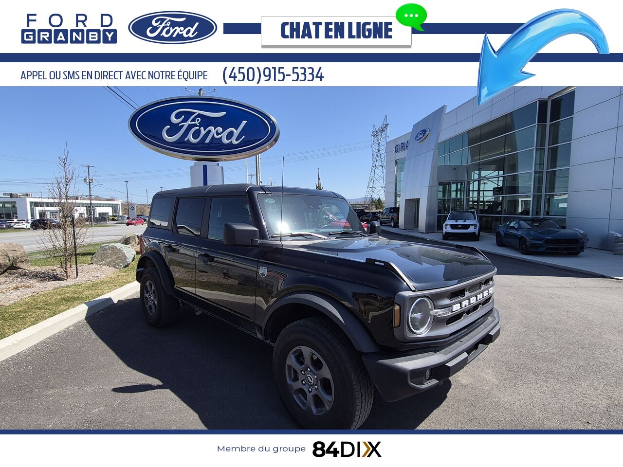Ford Bronco 2023 Noir Granby - photo #0