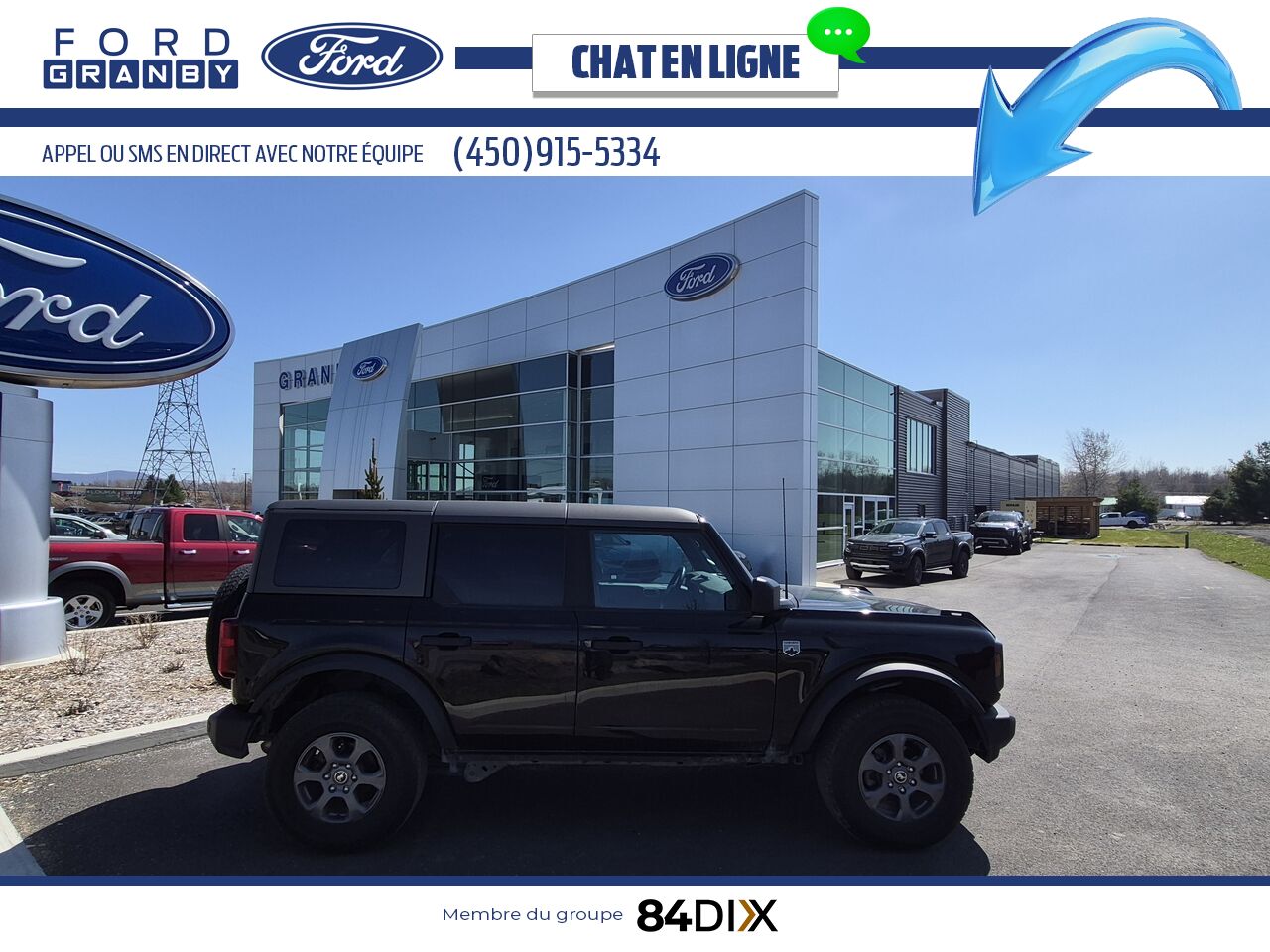 Ford Bronco 2023 Noir Granby - photo #7