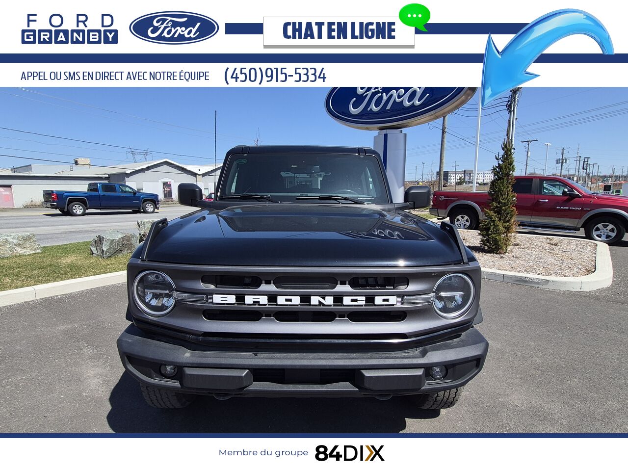 Ford Bronco 2023 Noir Granby - photo #1
